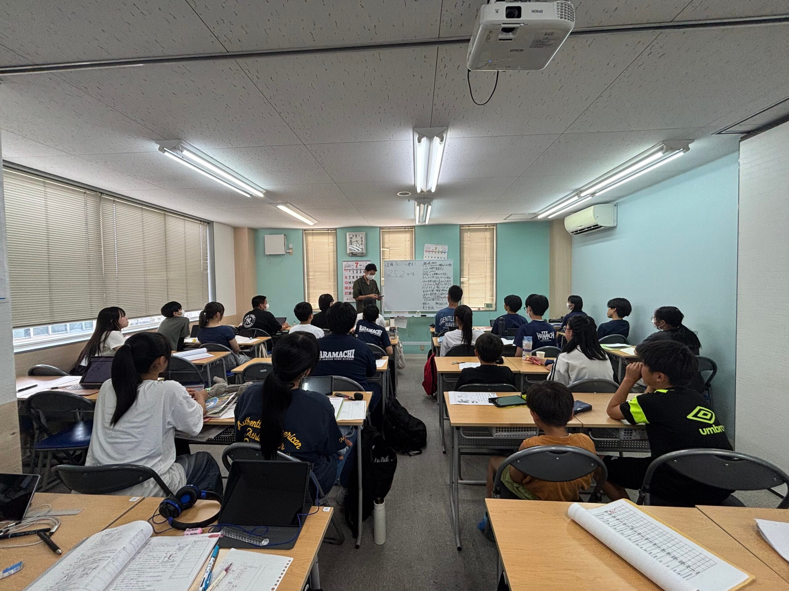 中学生の夏期講習、本日５日目！ー京大個別会原町本校