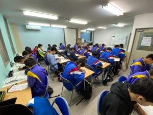定期テスト対策と教室の様子♪