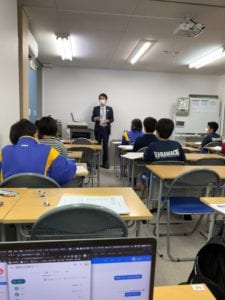 ２学期中間テスト対策講座の様子