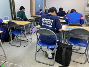 本日もテスト対策しています！